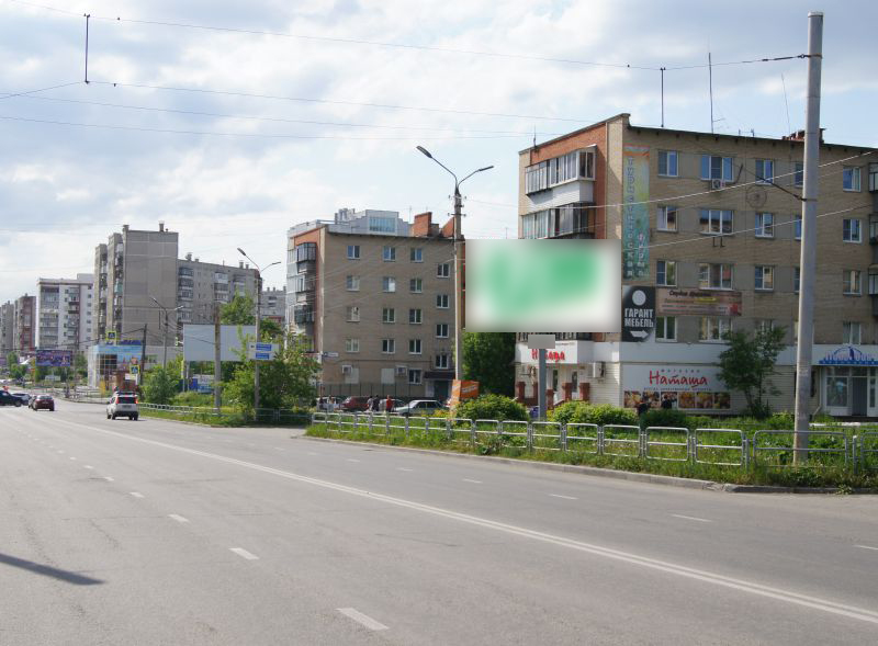Фотография рекламного носителя, тип: Билборд 3x6, адрес: Лихачева ул., д.20, Миасс, Челябинская область, Россия. Сторона А №1359821