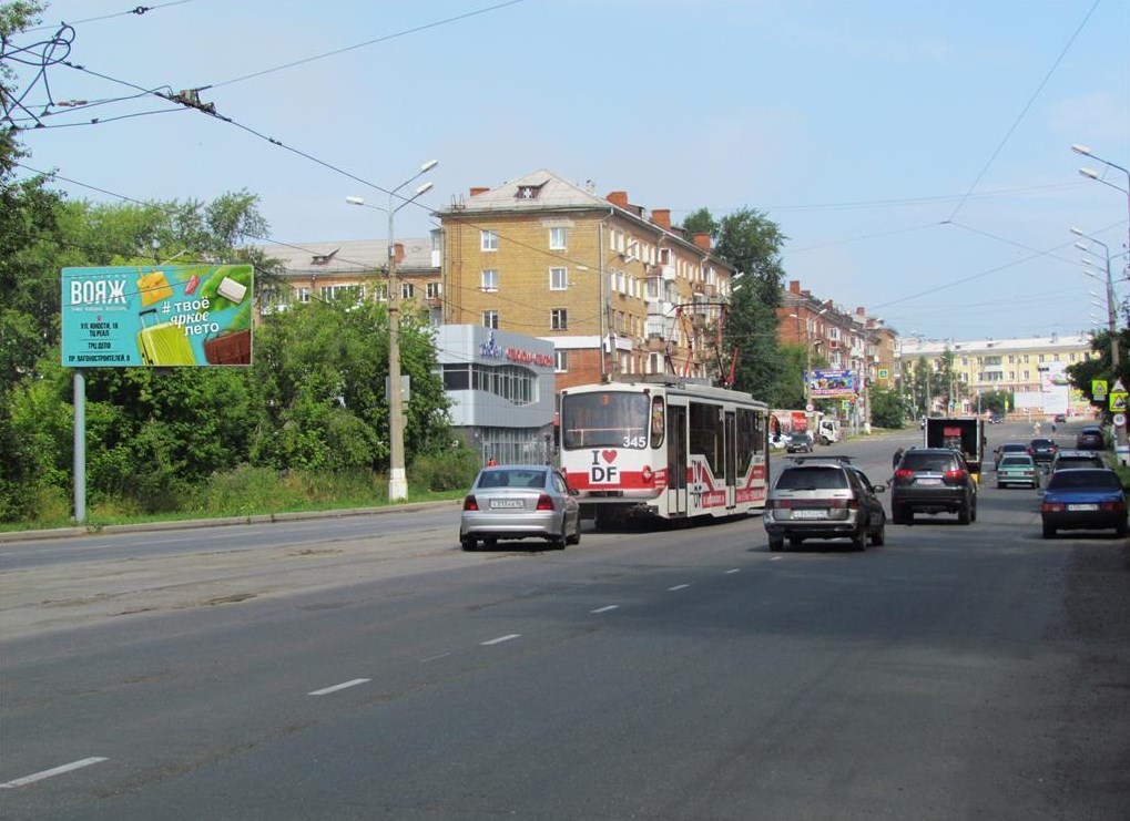 Фотография рекламного носителя, тип: Билборд 3x6, адрес: Мира пр-т., Автостоянка, Нижний Тагил, Свердловская область, Россия. Сторона Б №1328784