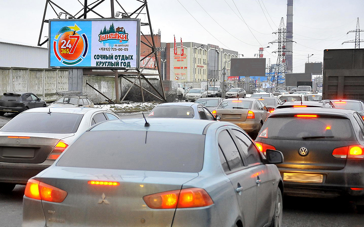 Фотография рекламного носителя, тип: Билборд 3x6, адрес: Воздухоплавательная ул., д.13, Санкт-Петербург, Россия. Сторона B №170766