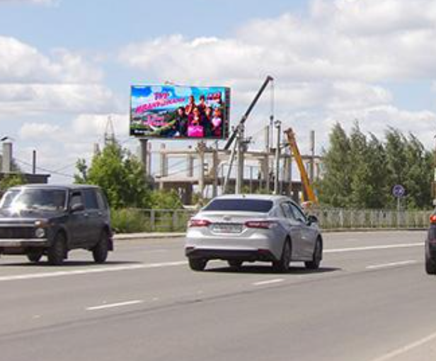Фотография рекламного носителя, тип: Билборд 3x6, адрес: Власихинская ул., д.133а, Барнаул, Алтайский край, Россия. Сторона Бh1-Бh10 №1329613