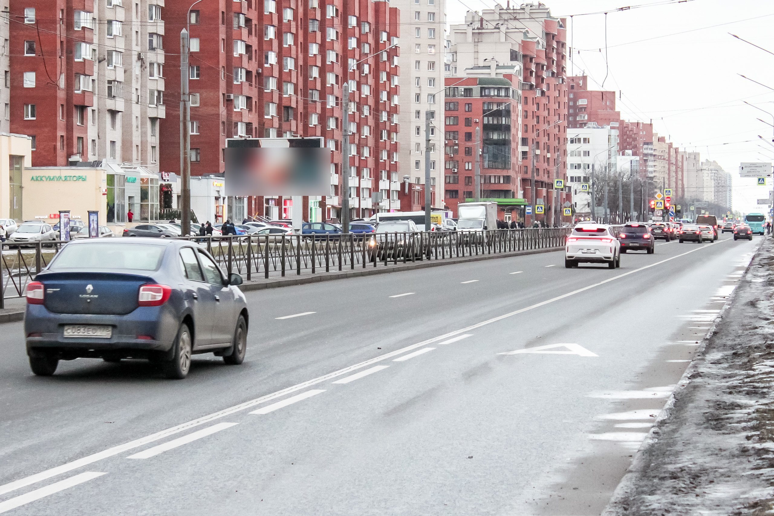 Фотография рекламного носителя, тип: Билборд 3x6, адрес: Ленинский пр-т., д.93, корп.1, Санкт-Петербург, Россия. Сторона Б1 №719313
