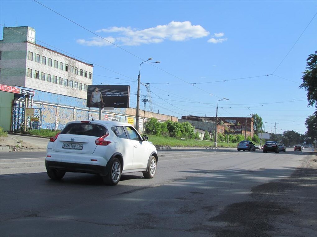 Фотография рекламного носителя, тип: Билборд 3x6, адрес: Индустриальная ул., рядом с МУ-3, Нижний Тагил, Свердловская область, Россия. Сторона Б №1328667