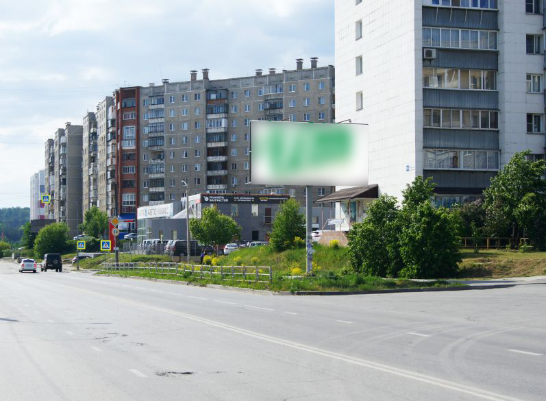 Фотография рекламного носителя, тип: Билборд 3x6, адрес: Лихачева ул., д.22, Миасс, Челябинская область, Россия. Сторона А №1359823