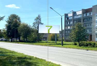 Фотография рекламного носителя, тип: Билборд 3x6, адрес: Кирова ул., д.18, Лесной, Свердловская область, Россия. Сторона A №1327857