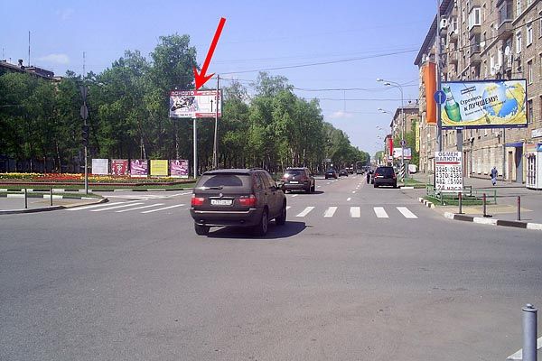 Фотография рекламного носителя, тип: Билборд 3x6, адрес: Университетский пр-т., д.2/60-1/62, Москва, Россия. Сторона A №65127