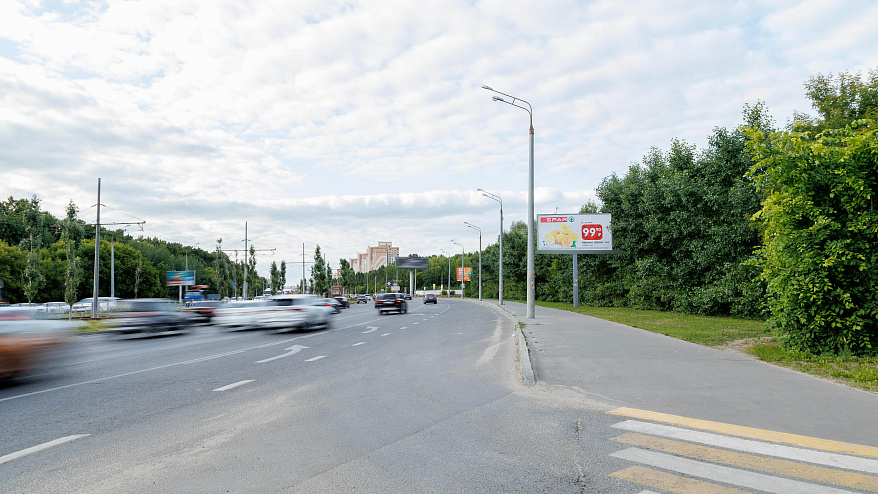 Фотография рекламного носителя, тип: Билборд 3x6, адрес: Победы пр-т. Х Завойского ул., Казань, Республика Татарстан, Россия. Сторона А №689139