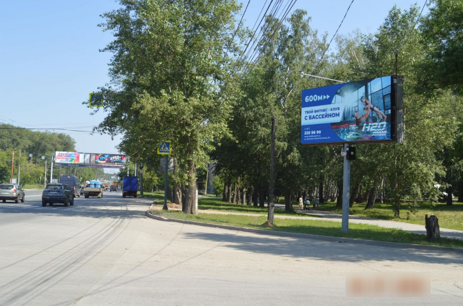 Фотография рекламного носителя, тип: Билборд 3x6, адрес: Блюхера ул. Х Кузнецова ул., поз.1, Челябинск, Челябинская область, Россия. Сторона A1-А10 №199448