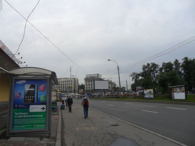 Фотография рекламного носителя, тип: Остановка 1.8x1.2, адрес: Черной речки наб. Х Торжковская ул., Санкт-Петербург, Россия. Сторона Б №130820