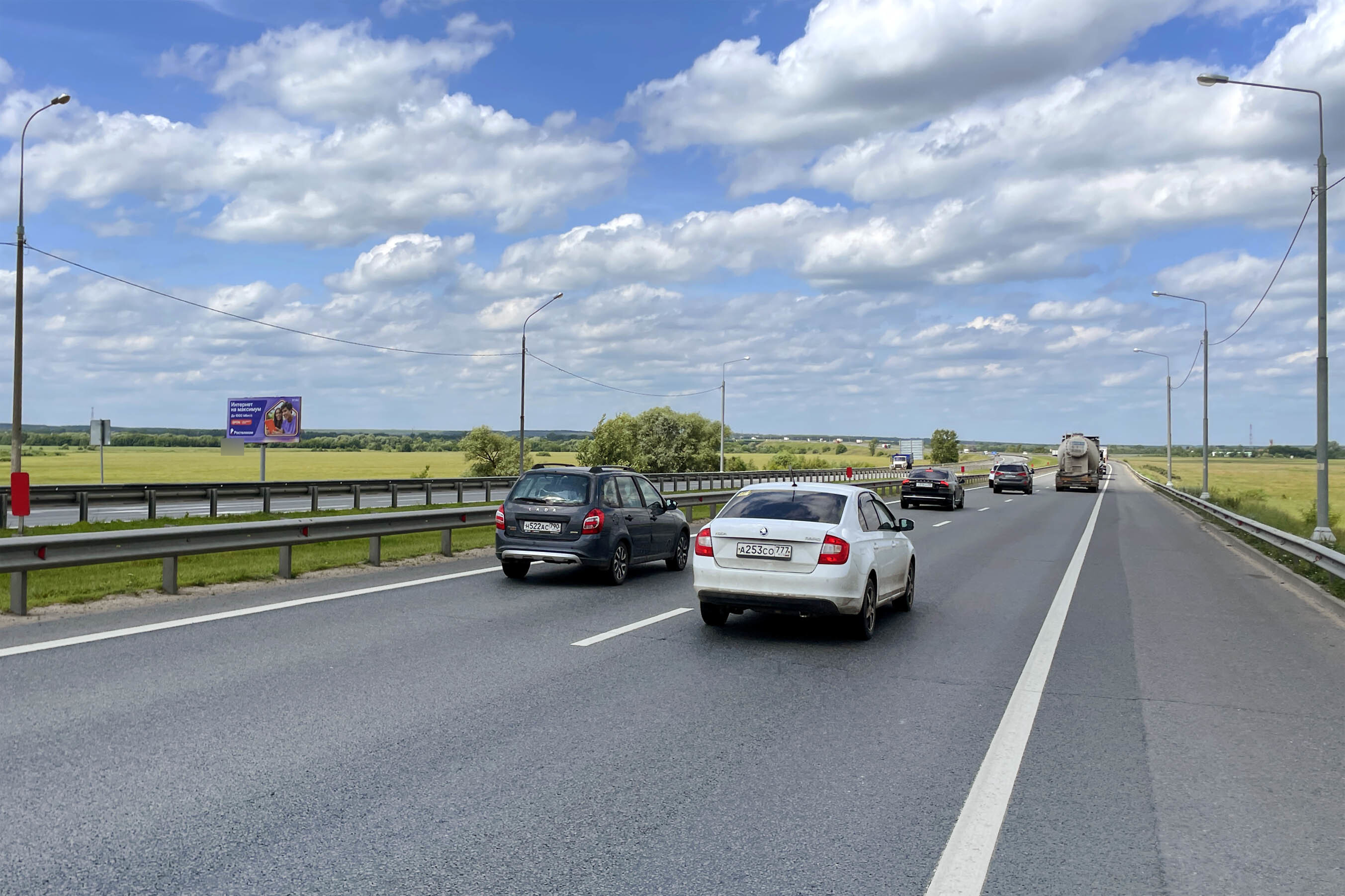 Фотография рекламного носителя, тип: Билборд 3x6, адрес: Новорязанское ш., 94 000м от МКАД, Коломна г.о., Коломна, Московская область, Россия. Сторона Б №1006627