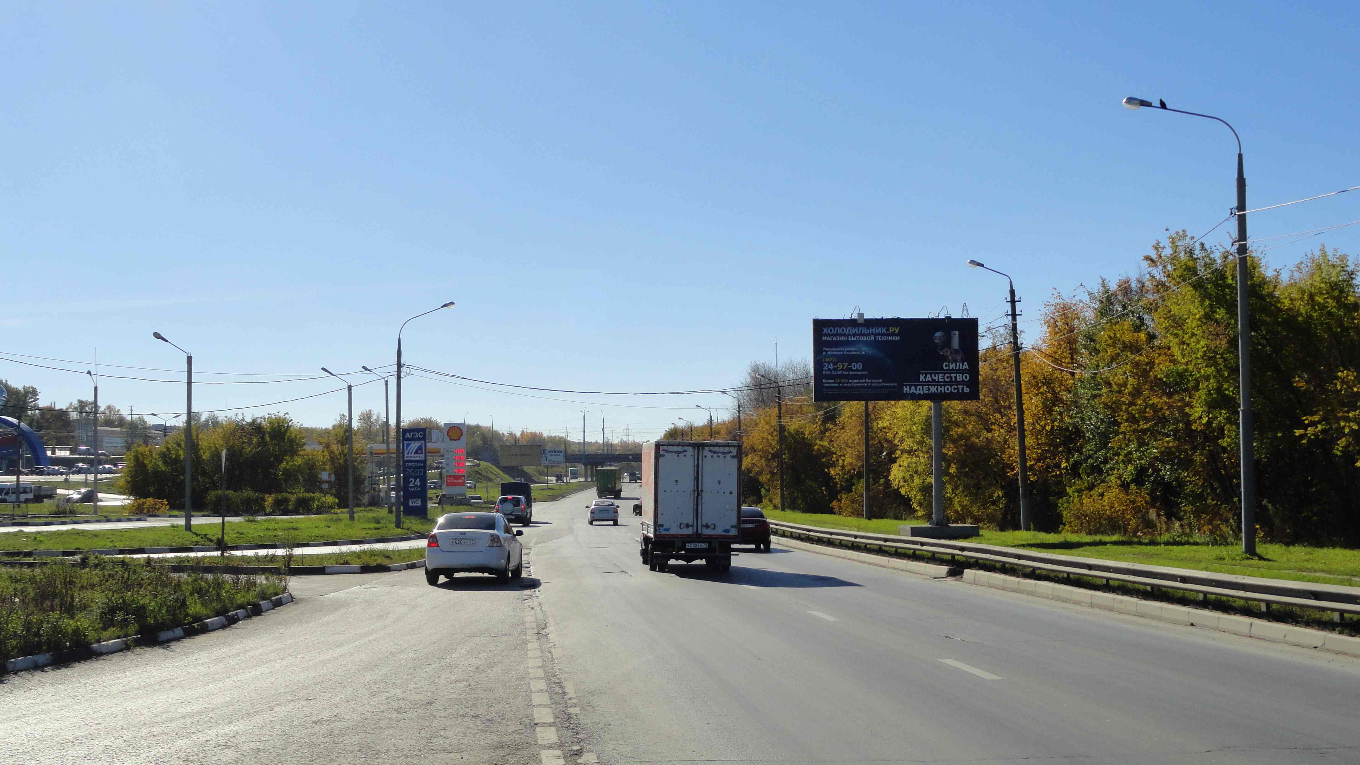 Фотография рекламного носителя, тип: Билборд 3x6, адрес: Рязанская ул. Х Оборонная ул., Тула, Тульская область, Россия. Сторона А №1328364