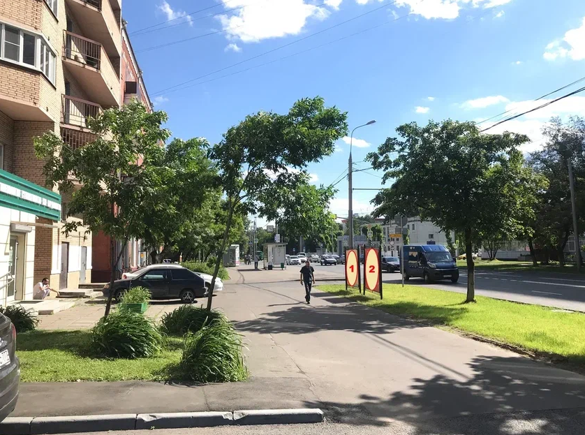 Фотография рекламного носителя, тип: Афиша 1.75x1.8, адрес: Краснодонская ул., д.15, стенд 2, Москва, Россия. Сторона B №886858