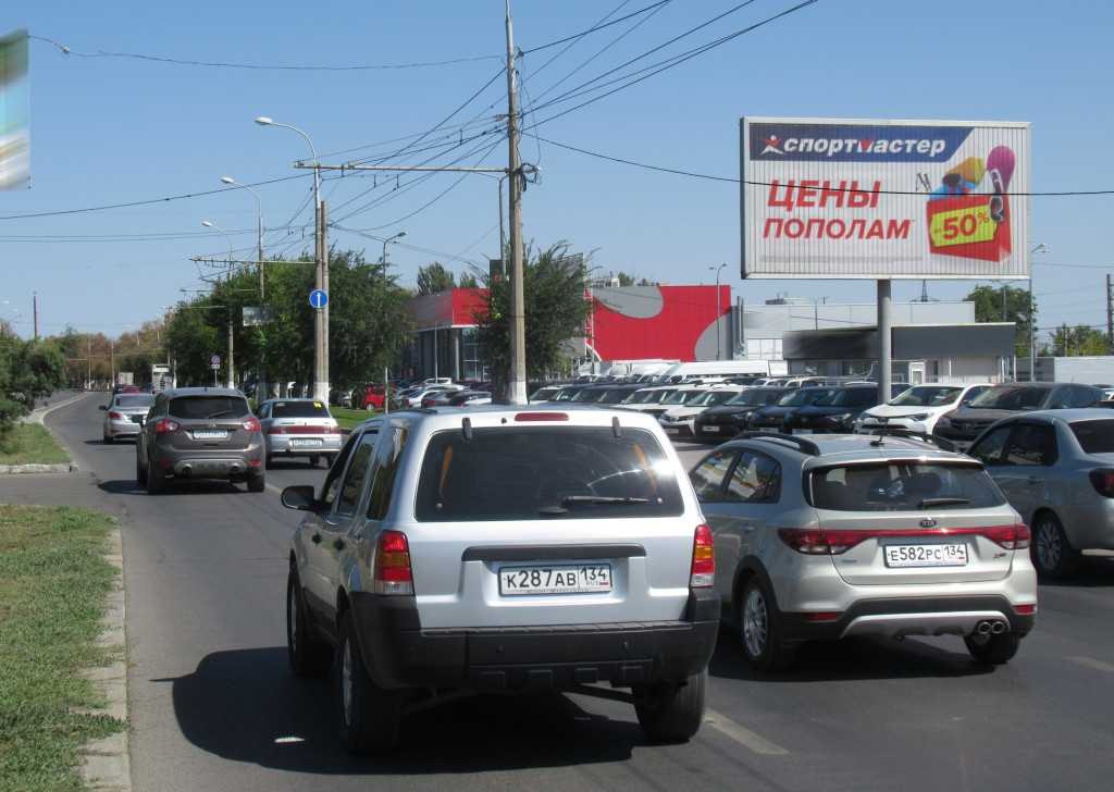 Фотография рекламного носителя, тип: Билборд 3x6, адрес: Ленина пр-т.т, д.120ж, Волгоград, Волгоградская область, Россия. Сторона А1-А3 №111487