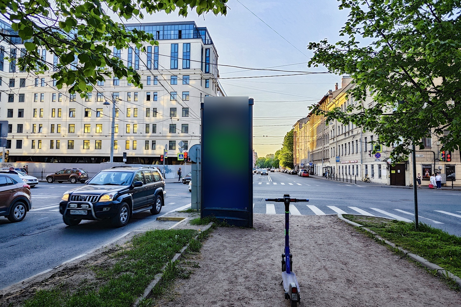 Фотография рекламного носителя, тип: Пиллар 3x1.4, адрес: Малый пр-т. Х 17-я линия д.48, Санкт-Петербург, Россия. Сторона С №541717