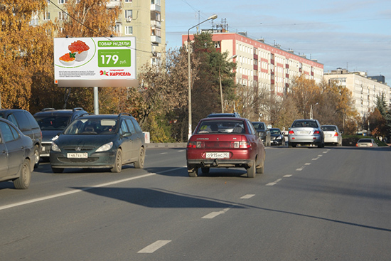 Фотография рекламного носителя, тип: Билборд 3x6, адрес: Циолковского ул., д.26, Королев, Московская область, Россия. Сторона B №240871