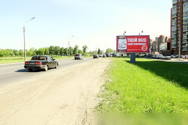 Фотография рекламного носителя, тип: Билборд 3x6, адрес: Маршала Жукова пр-т. Х Ветеранов пр-т., Санкт-Петербург, Россия. Сторона А №119671