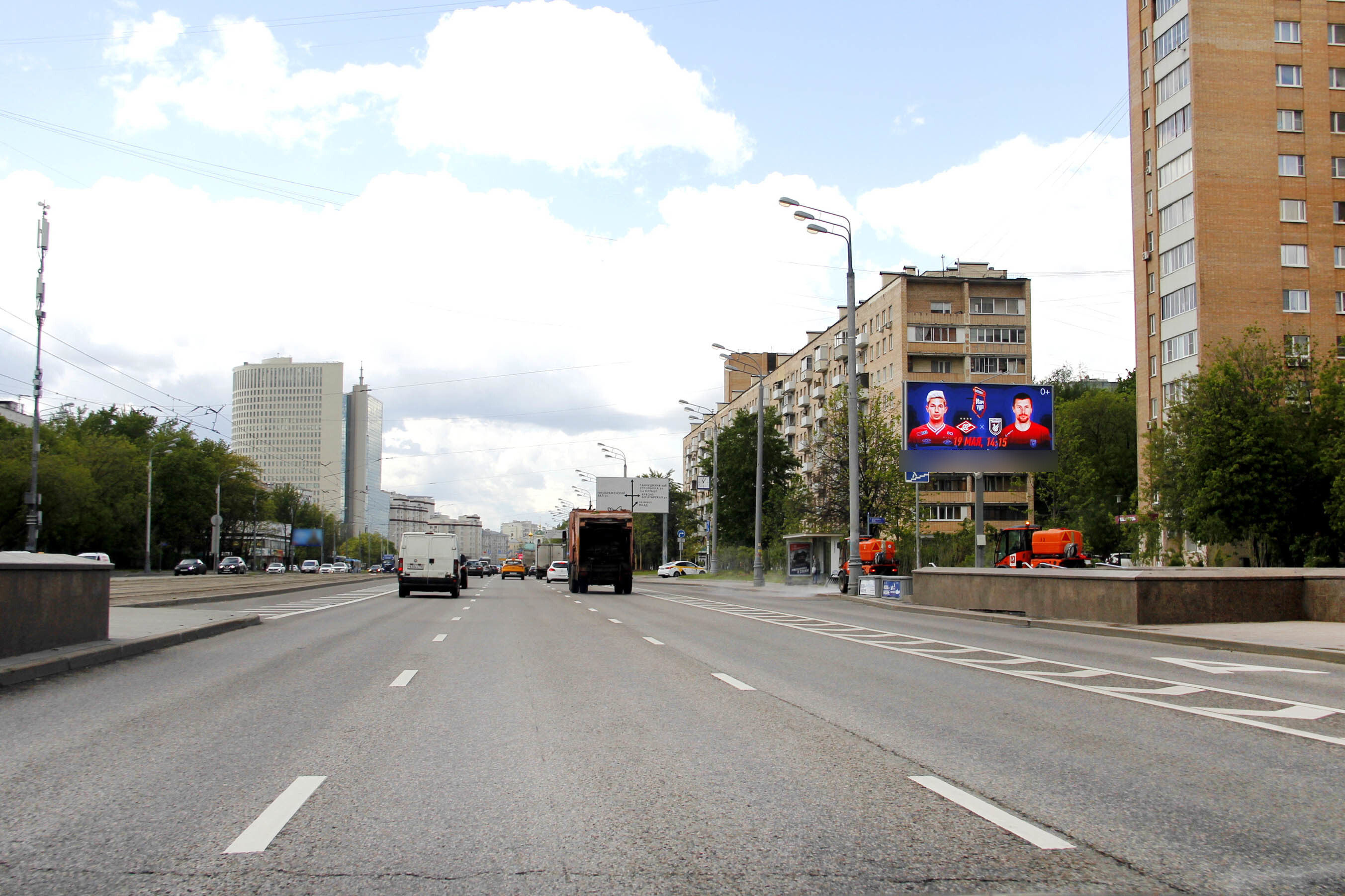Фотография рекламного носителя, тип: Билборд 3x6, адрес: Большая Черкизовская ул., д.9, корп.1, Москва, Россия. Сторона А1 №789124