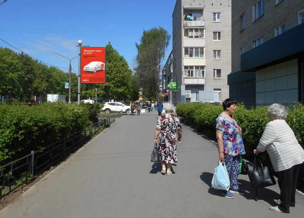 Фотография рекламного носителя, тип: Ситиформат 1.8x1.2, адрес: Егорова ул., д.4, Владимир, Владимирская область, Россия. Сторона А №158200