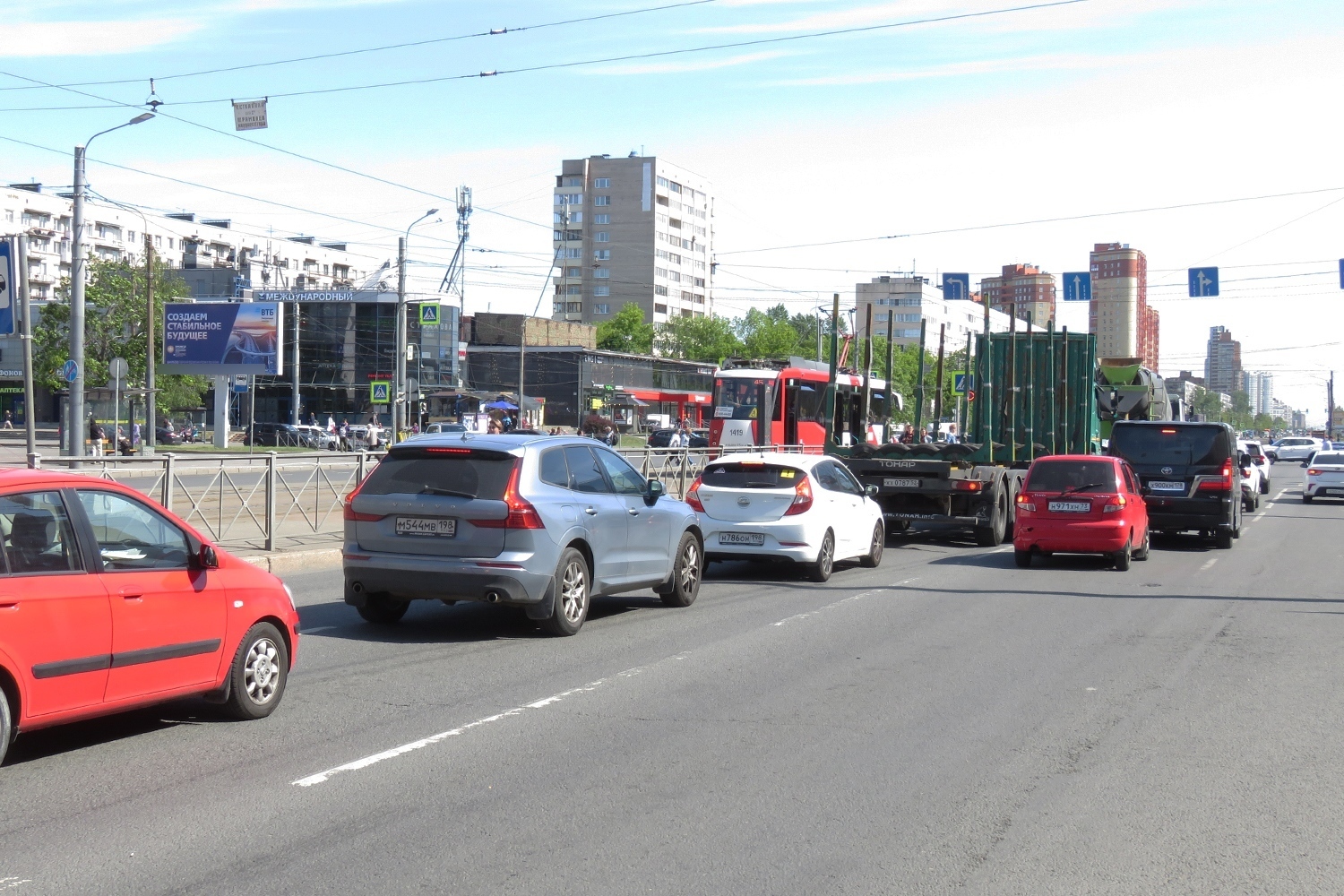 Фотография рекламного носителя, тип: Билборд 3x6, адрес: Бухарестская ул., д.72, корп.1 Х Белы Куна ул., Санкт-Петербург, Россия. Сторона Б №118586