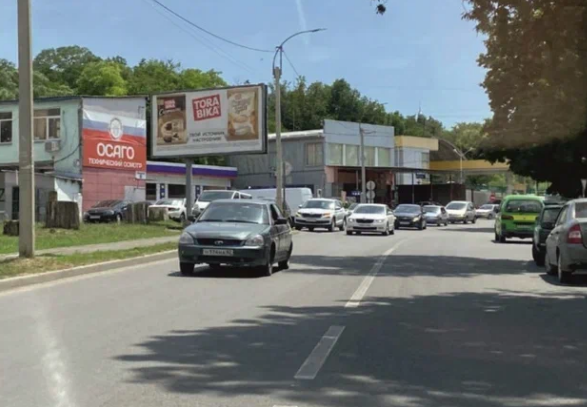 Фотография рекламного носителя, тип: Билборд 3x6, адрес: Объездная ул., д.10, Симферополь, Республика Крым, Россия. Сторона Б №797669