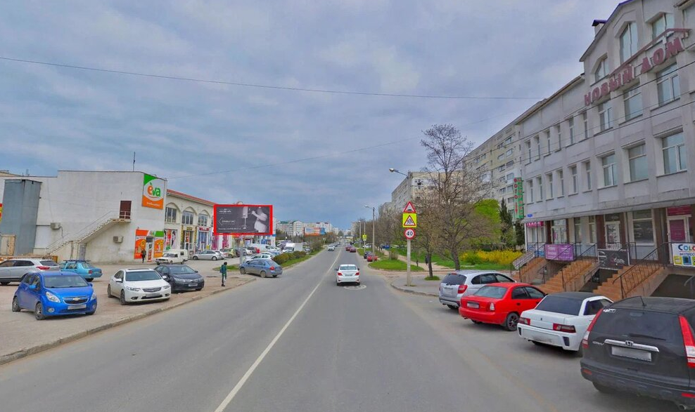 Фотография рекламного носителя, тип: Билборд 3x6, адрес: Борисова ул., д.5, Севастополь, Россия. Сторона Б №364848