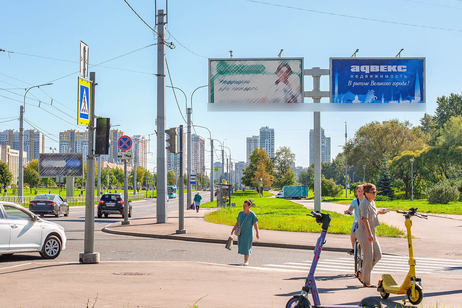 Фотография рекламного носителя, тип: Билборд 3x6, адрес: Пражская ул. Х Турку ул., д.18, Санкт-Петербург, Россия. Сторона А2 №641958