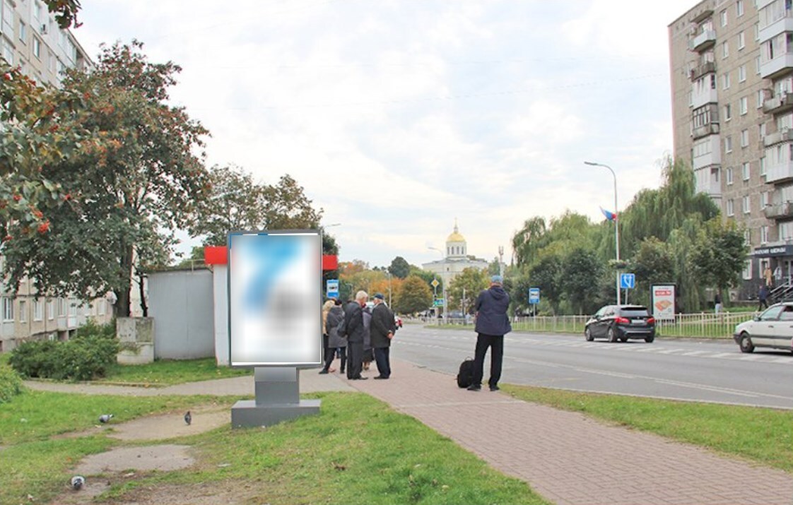 Фотография рекламного носителя, тип: Ситиформат 1.8x1.2, адрес: Балтийск г., Ленина пр-т., д.62, Калининград, Калининградская область, Россия. Сторона Б №1030023