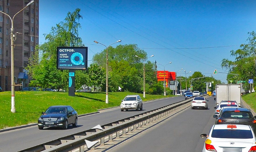 Фотография рекламного носителя, тип: Ситиборд 2.7x3.7, адрес: Гагарина ул., д.85, Жуковский, Московская область, Россия. Сторона B №1375632