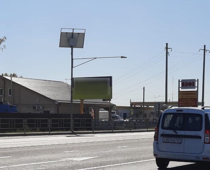 Фотография рекламного носителя, тип: Билборд 3x6, адрес: Краснодар-Новороссийск а/д, 28 130м, Энем, Республика Адыгея, Россия. Сторона Б №1020512