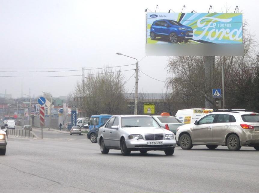 Фотография рекламного носителя, тип: Суперсайт 4x12, адрес: Малиновского ул., д.17Ж, Ростов-на-Дону, Ростовская область, Россия. Сторона А №782099