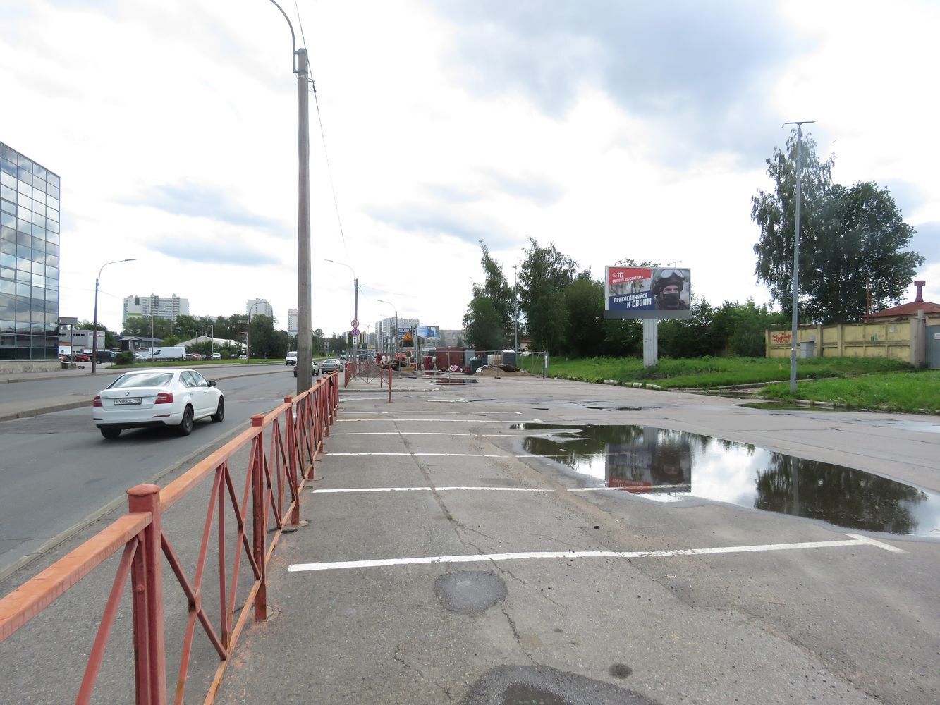 Фотография рекламного носителя, тип: Билборд 3x6, адрес: Энергетиков пр-т., д.16, Санкт-Петербург, Россия. Сторона А №106387