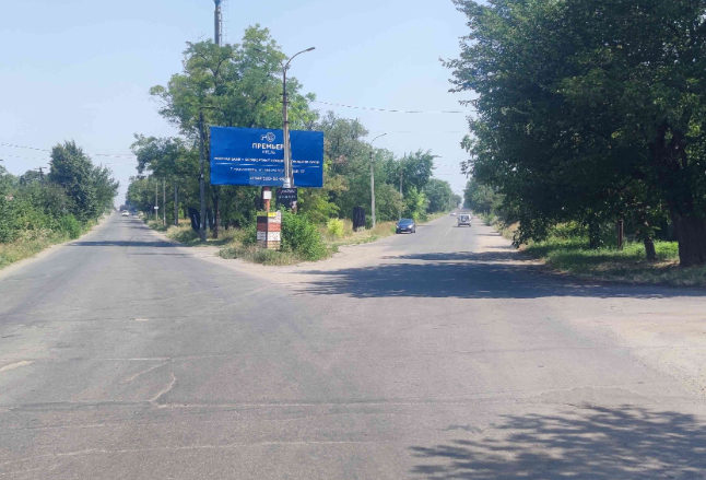 Фотография рекламного носителя, тип: Билборд 3x6, адрес: Ушакова ул., д.115 Х Гагарина ул., д.138, Мариуполь, Донецкая область, Россия. Сторона Б №1336721