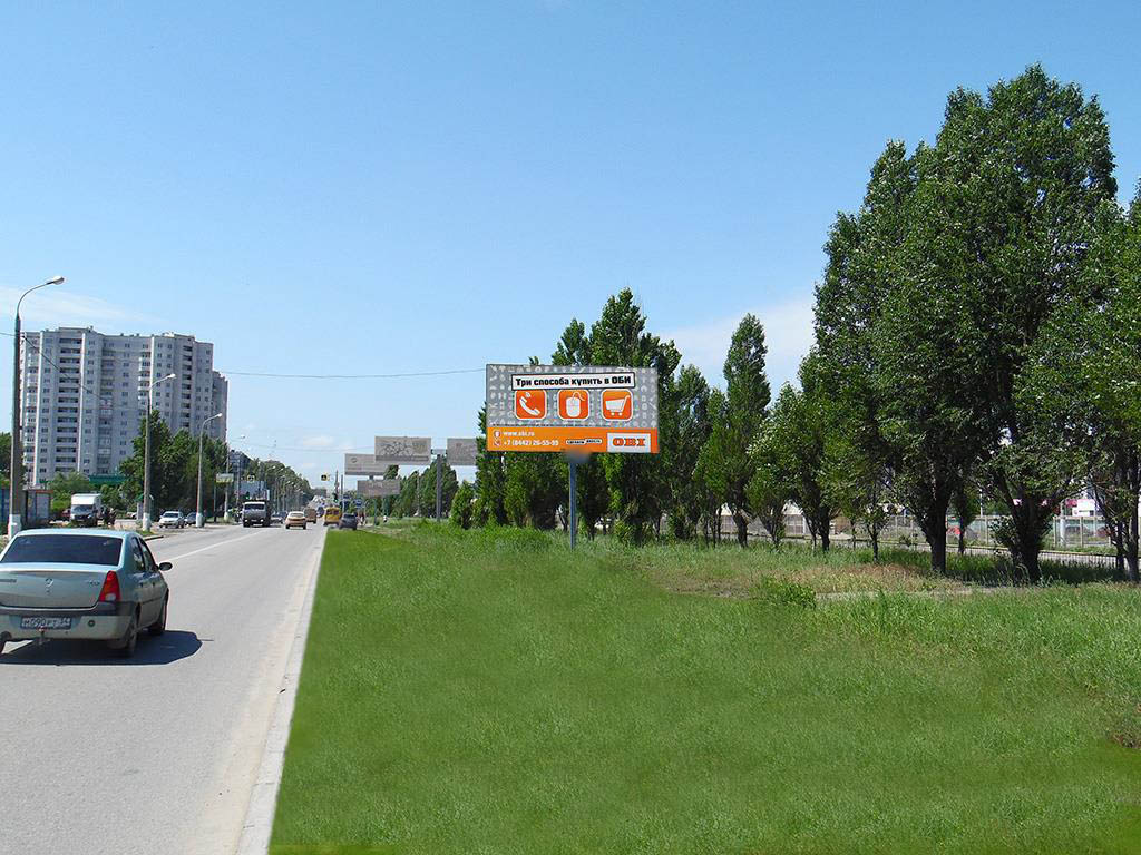 Фотография рекламного носителя, тип: Билборд 3x6, адрес: Землячки ул., магазин Vivo, Волгоград, Волгоградская область, Россия. Сторона A №82945