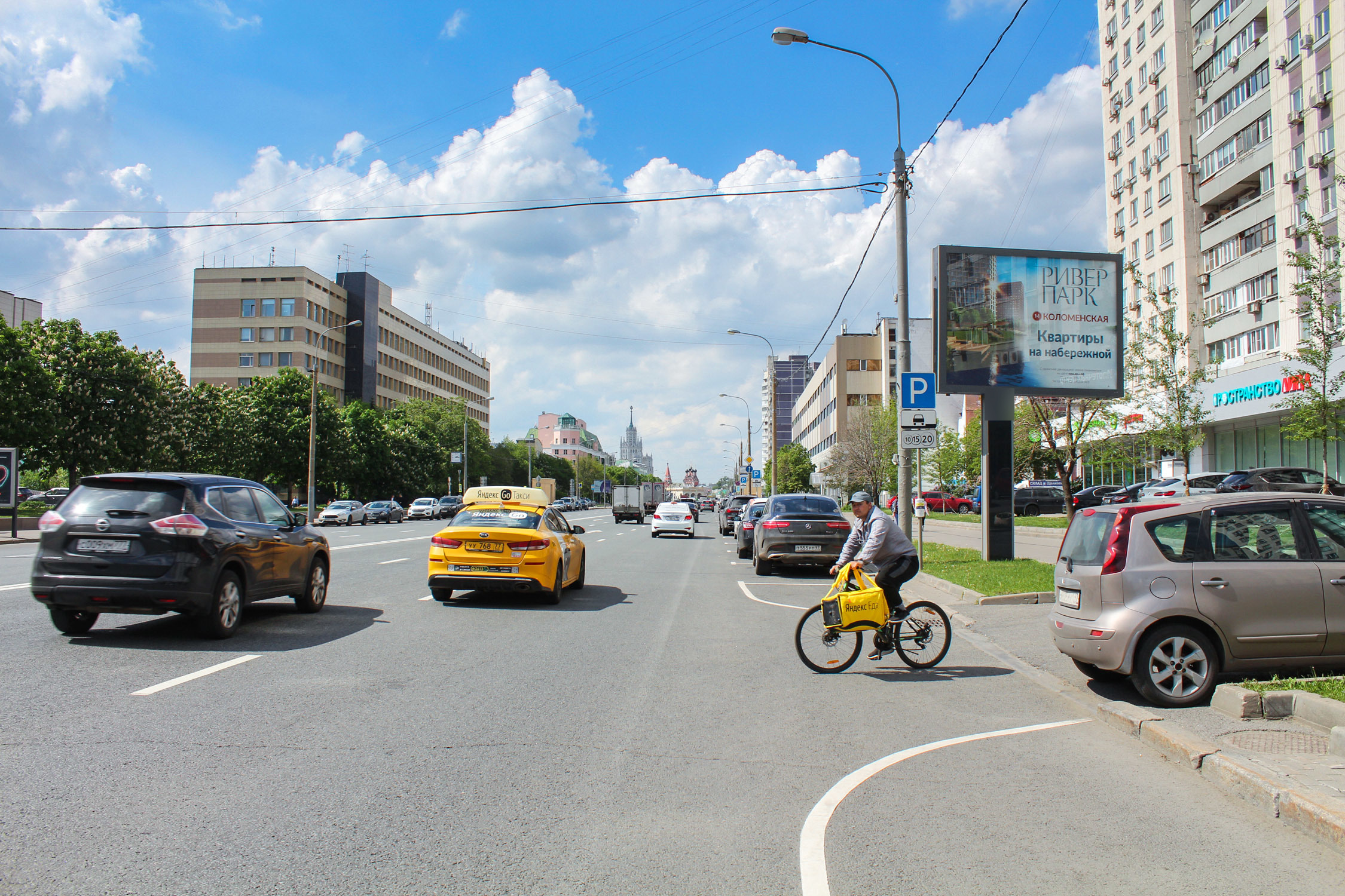 Фотография рекламного носителя, тип: Ситиборд 2.7x3.7, адрес: Марксистская ул., д.5, стр.1, Москва, Россия. Сторона А1-А5 №499582