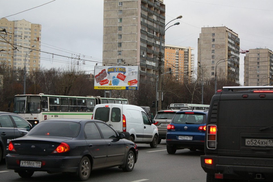 Фотография рекламного носителя, тип: Билборд 3x6, адрес: Вернадского пр-т., д.74-76, Москва, Россия. Сторона В №93737