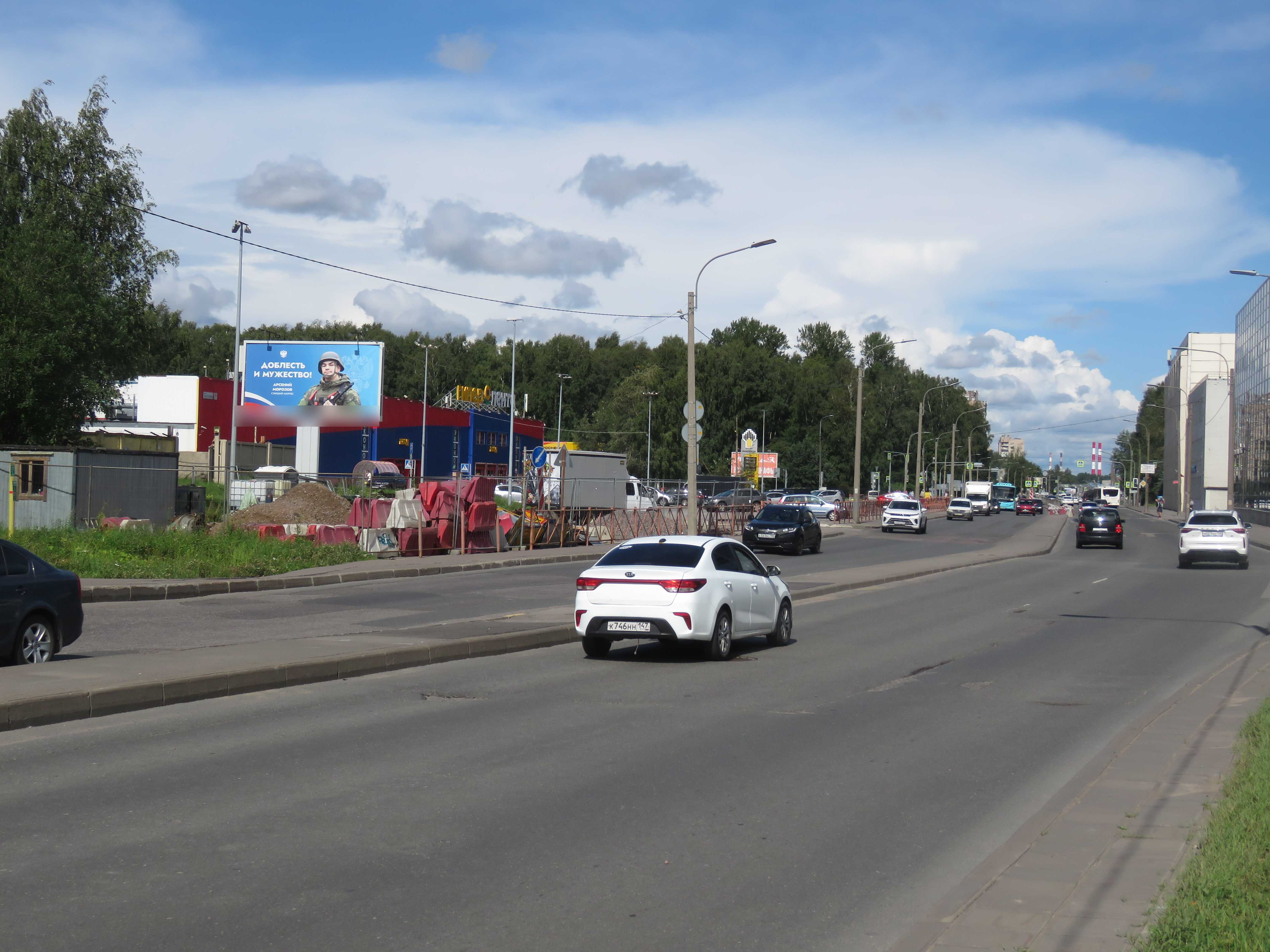 Фотография рекламного носителя, тип: Билборд 3x6, адрес: Энергетиков пр-т., д.16, Санкт-Петербург, Россия. Сторона Б №106388