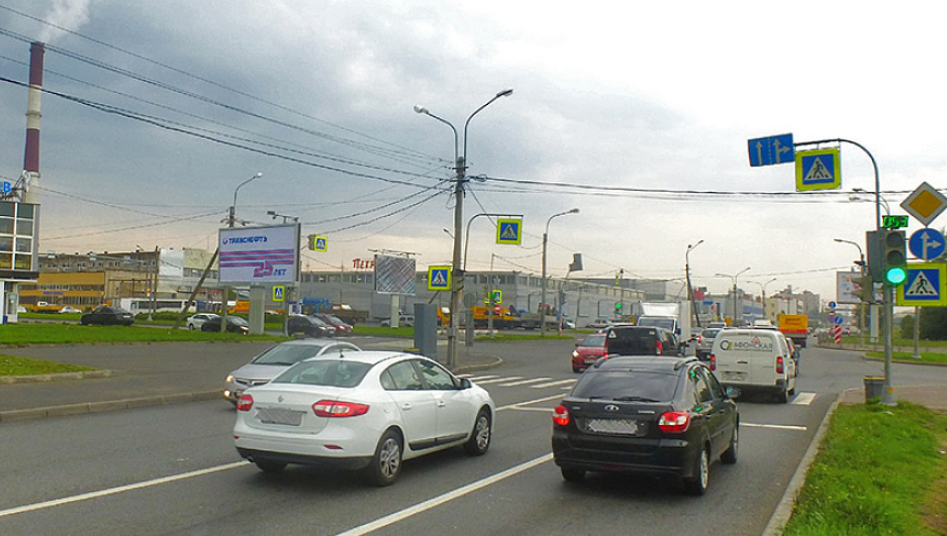 Фотография рекламного носителя, тип: Билборд 3x6, адрес: Оптиков ул., д.15 Х Планерная ул., Санкт-Петербург, Россия. Сторона B №169516