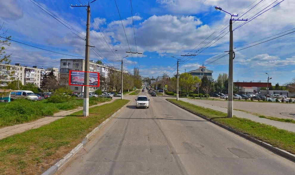 Фотография рекламного носителя, тип: Билборд 3x6, адрес: Хрусталева ул., СевЭнерго, Севастополь, Россия. Сторона Б №773533