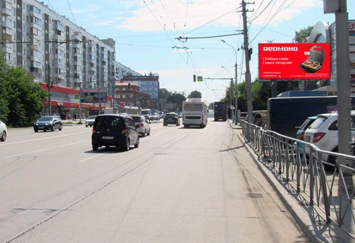 Фотография рекламного носителя, тип: Билборд 3x6, адрес: Бориса Богаткова ул., д.201, Новосибирск, Новосибирская область, Россия. Сторона А №194838