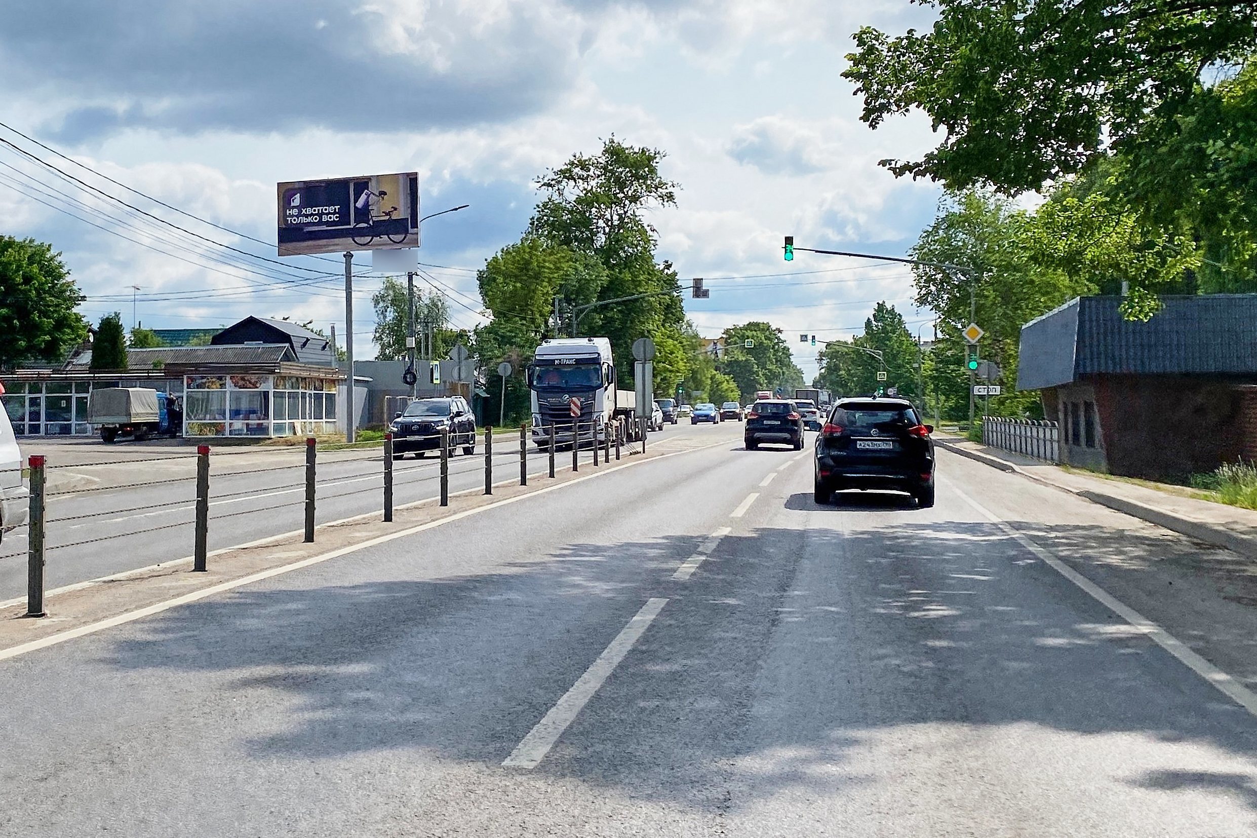Фотография рекламного носителя, тип: Билборд 3x6, адрес: Можайское ш., 43 600м, справа, Одинцово, Московская область, Россия. Сторона Б №1006593