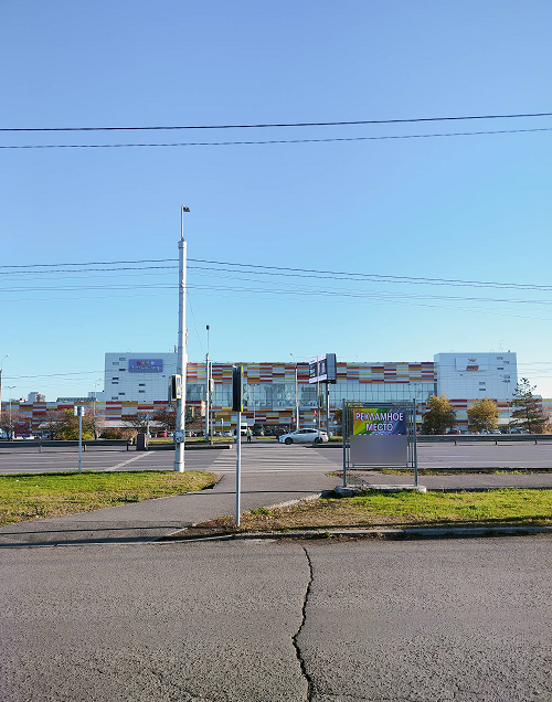 Фотография рекламного носителя, тип: Афиша 1.75x1.8, адрес: 9 мая ул., д.62, Красноярск, Красноярский край, Россия. Сторона B №1365712