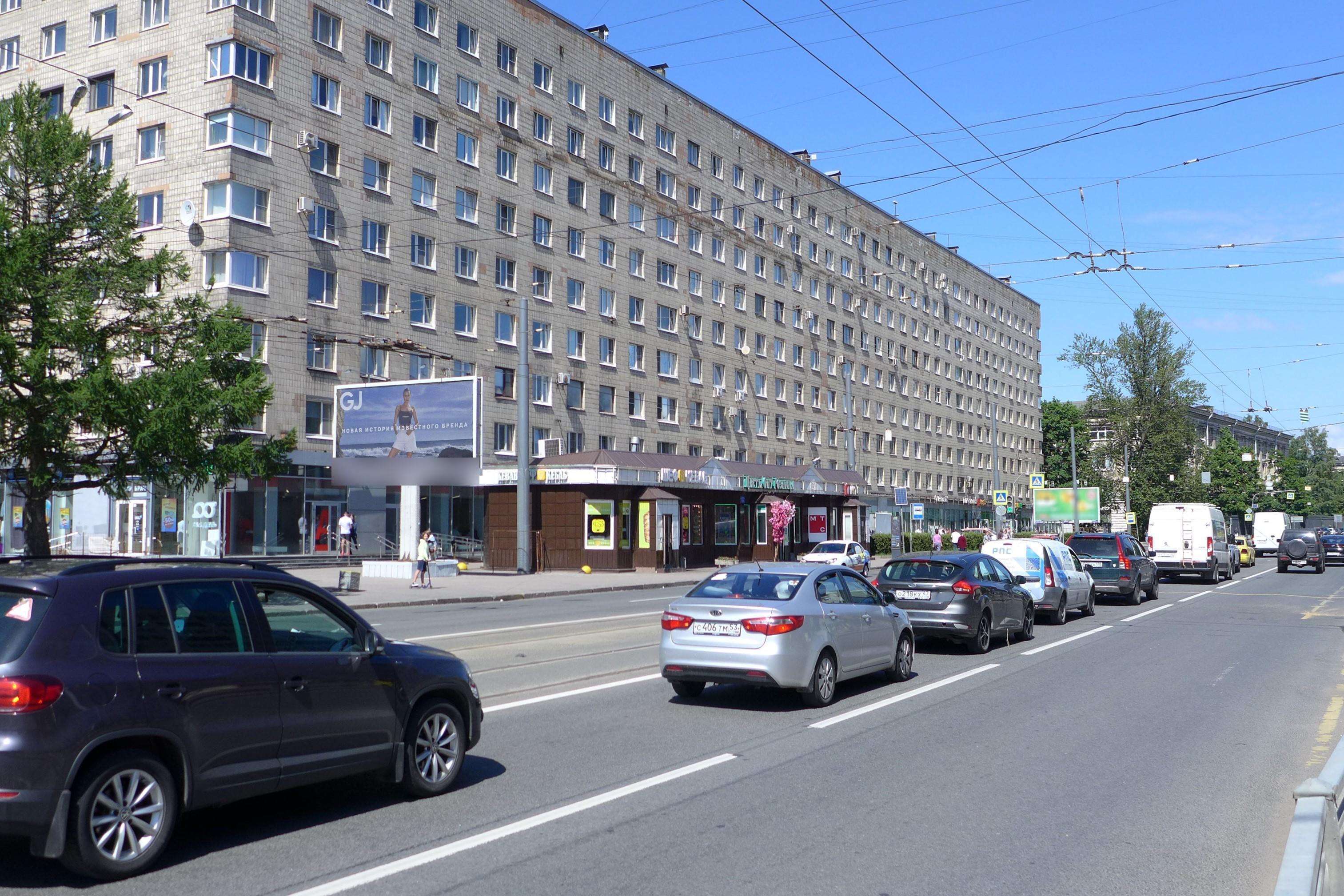 Фотография рекламного носителя, тип: Билборд 3x6, адрес: Политехническая ул. Х Тореза пр-т., д.9, Санкт-Петербург, Россия. Сторона Б №768040