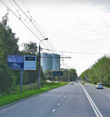 Фотография рекламного носителя, тип: Билборд 3x6, адрес: Заводская ул., 2-3 опора от кругового движения в сторону Белокаменного ш., Видное, Московская область, Россия. Сторона B №1375792