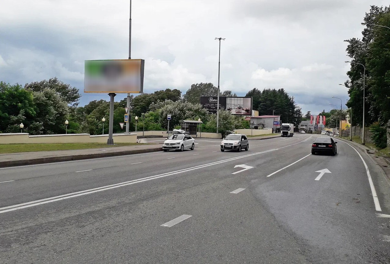 Фотография рекламного носителя, тип: Билборд 3x6, адрес: Транспортная ул., заезд к ТЦ Олимп, Сочи, Краснодарский край, Россия. Сторона Б №769932