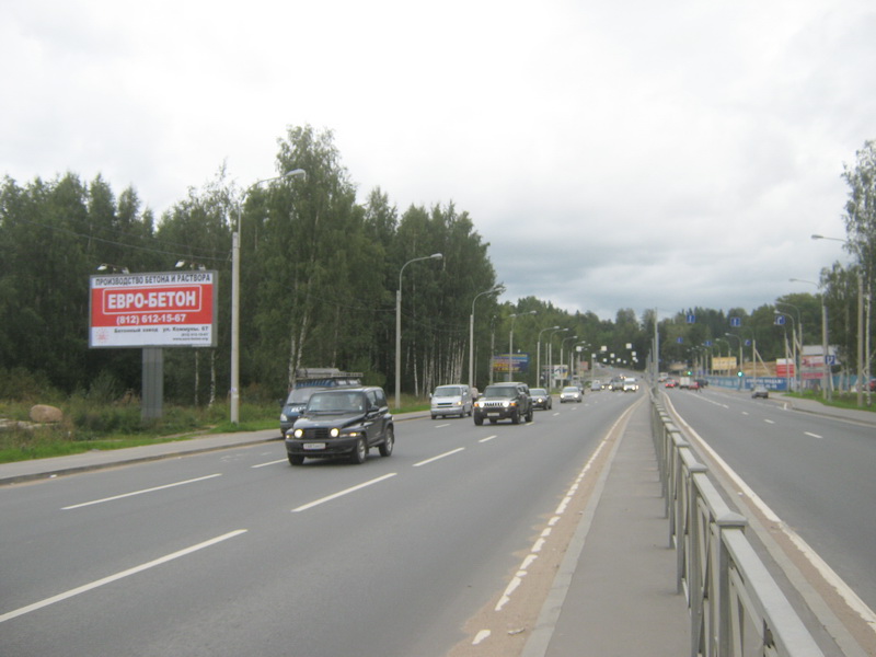Фотография рекламного носителя, тип: Билборд 3x6, адрес: Всеволожск г., Дорога Жизни, 9 175м, Ленинградская область, Россия. Сторона Б №131708
