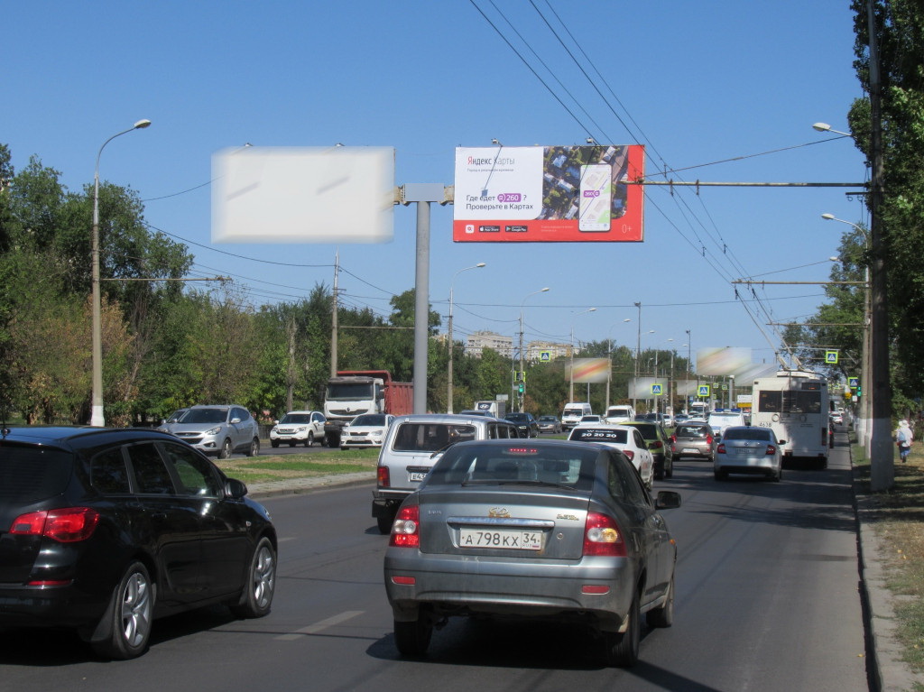 Фотография рекламного носителя, тип: Билборд 3x6, адрес: Ленина пр-т., д.110, Волгоград, Волгоградская область, Россия. Сторона А4 №111418