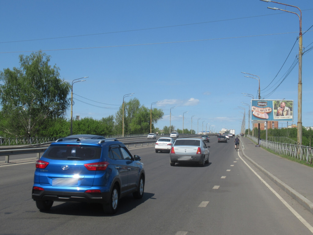 Фотография рекламного носителя, тип: Билборд 3x6, адрес: Толбухина пр-т., 200м от пересечения с ул.Б.Федоровская, Ярославль, Ярославская область, Россия. Сторона А1-А13 №109485