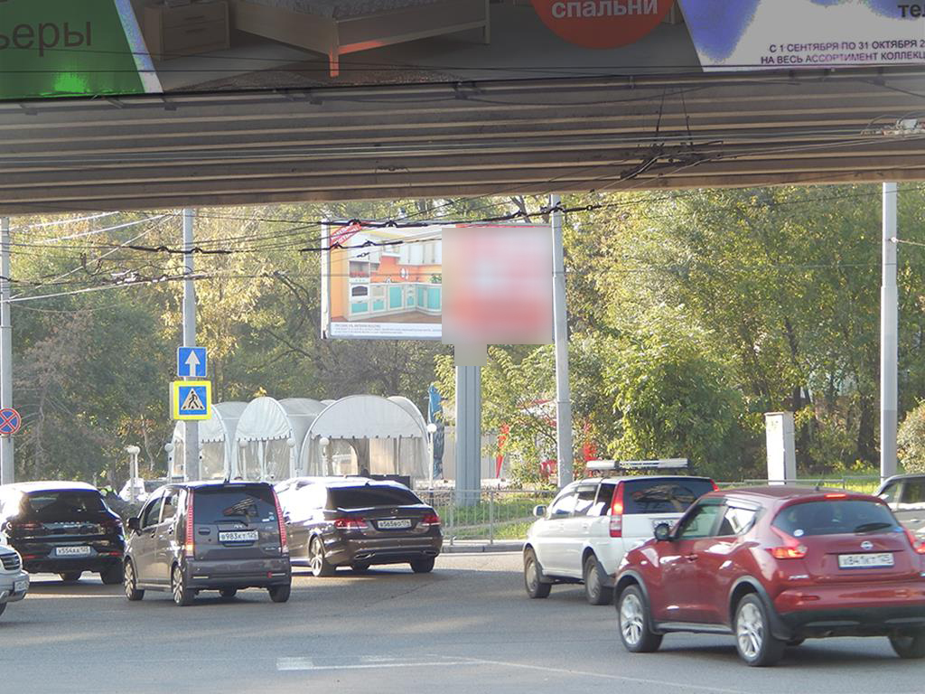 Фотография рекламного носителя, тип: Билборд 3x6, адрес: Русская ул., д.46, Владивосток, Приморский край, Россия. Сторона А №88862