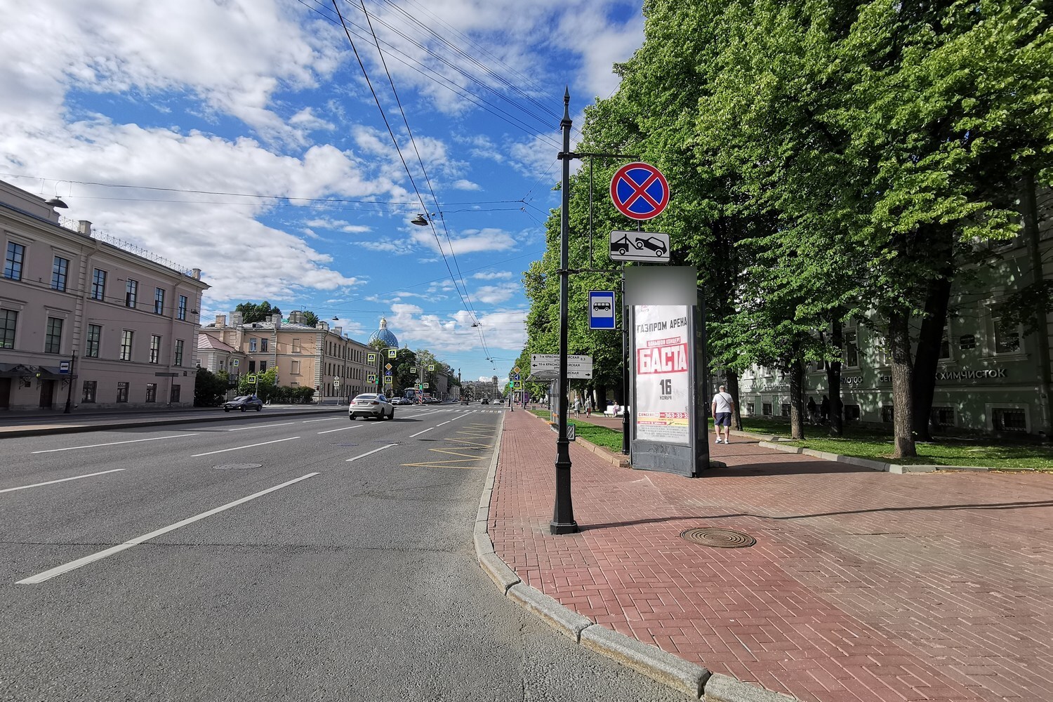 Фотография рекламного носителя, тип: Пиллар 3x1.4, адрес: Измайловский пр-т., д.12 Х 6-я Красноармейская ул., Санкт-Петербург, Россия. Сторона А №687636