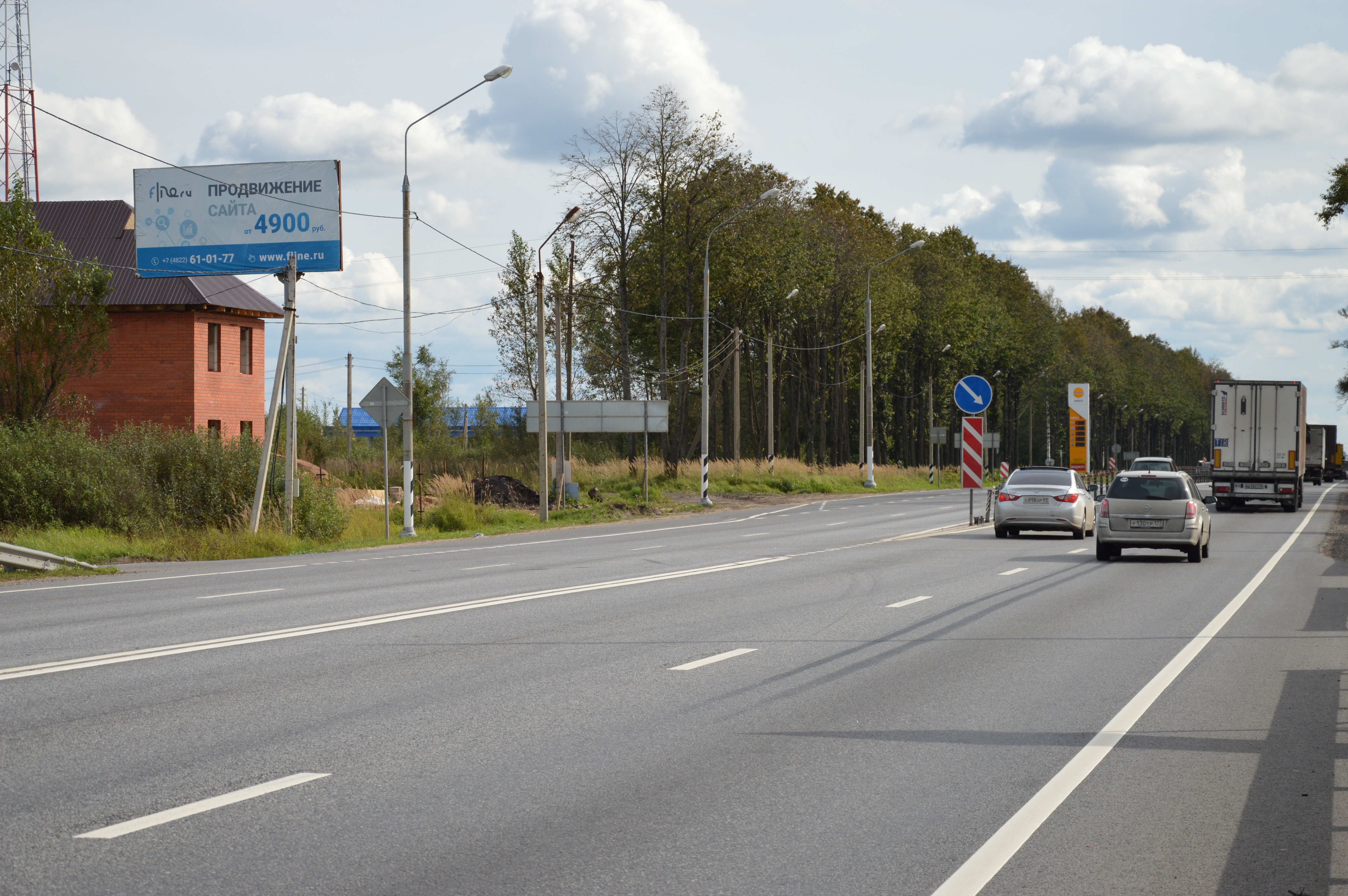 Фотография рекламного носителя, тип: Билборд 3x6, адрес: Ленинградское ш., 109 650м, Завидово, д.3, Тверь, Тверская область, Россия. Сторона Б №544784