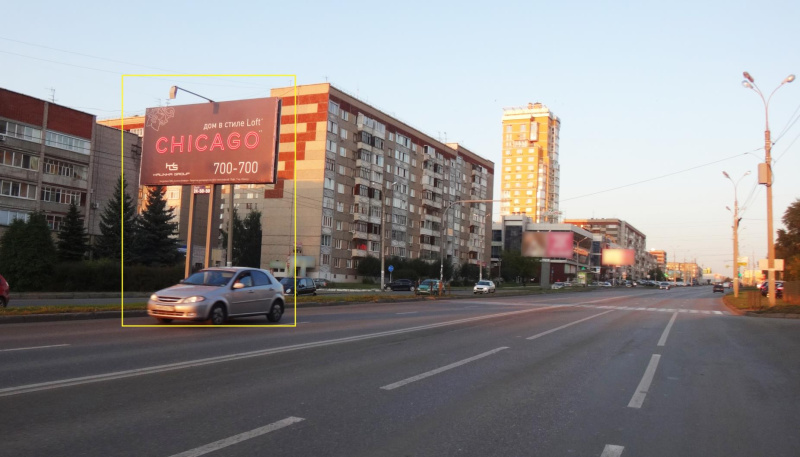 Фотография рекламного носителя, тип: Билборд 3x6, адрес: 10 лет Октября ул., вневедомств. охрана Окт. района, Ижевск, Республика Удмуртия, Россия. Сторона B №670135